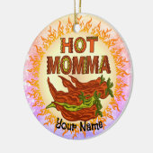 Hete Mama Keramisch Ornament (Links)