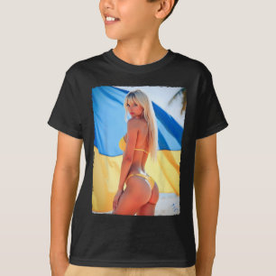 Hete Meisje Op Shirt Voor Mannen - Y Billenkoek Mo