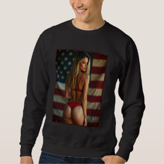 Hete Meisje op T-shirt voor Mannen - Pinup Meisje