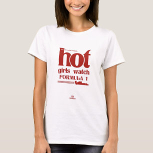 Hete Meisjes Kijken naar Formule 1 – Krachtig Mini T-shirt