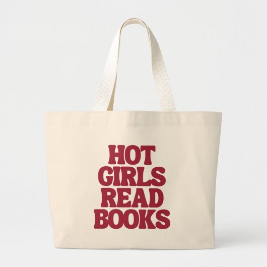 HETE MEISJES LEZEN BOEKEN - Jumbo Canvas tas ❤️🔥 (Voorkant)