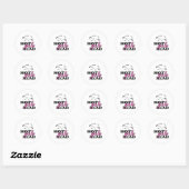 Hete Meisjes Lezen Ronde Sticker (Vel)