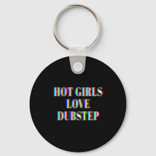 Hete Meisjes Liefde Dubstep Edm Dans Rave Muziek F Sleutelhanger