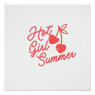 Hete Meisjes Zomer Perfect Poster