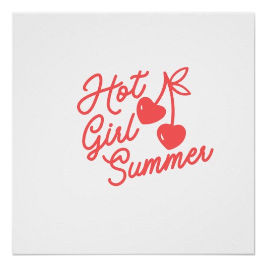 Hete Meisjes Zomer Perfect Poster (Voorkant)