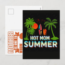 Hete moeder zomer sublimatie vector