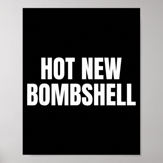 Hete Nieuwe Bom Poster (Voorkant)