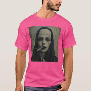 Hete non rookt sigaret, rebelse non t-shirt