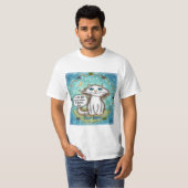 Hete Opvlamingen Scraggles Kat T-shirt (Voorkant volledig)