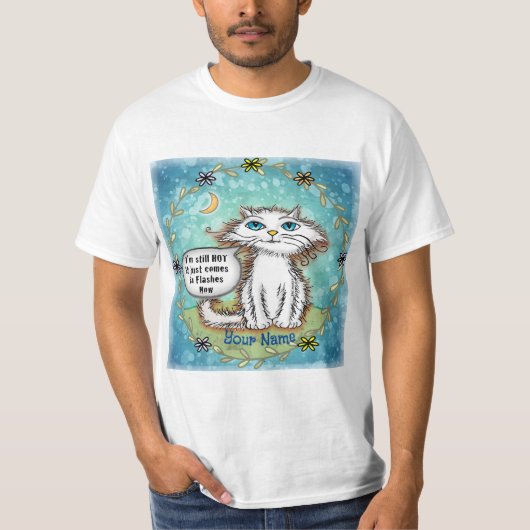 Hete Opvlamingen Scraggles Kat T-shirt (Voorkant)