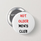 Hete oudere mannen-club Button (Voorkant /achterkant)