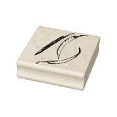 Hete paprika's rubberstempel (Stempel)