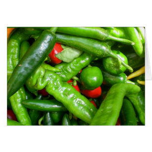 Hete peper Blanco Kaart