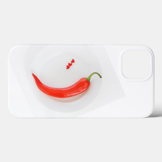 Hete peper Witte rood Case-Mate iPhone Case (Achterkant (horizontaal))