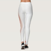 Hete peper Witte rood Leggings (Achterkant)