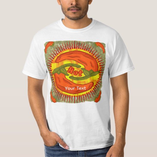 hete peper yin yang t-shirt (Voorkant)