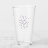 hete pepers paarse Mandala kunst Glas (Achterkant)
