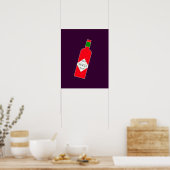 Hete pepersaus poster (Keuken)