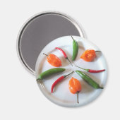 Hete Peppers 2 Magneet (Voorkant / Achterkant)