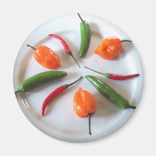 Hete Peppers 2 Magneet (Voorkant)