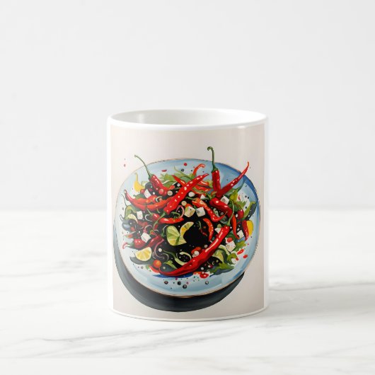 Hete Peppers Salade Koffiemok (Center)