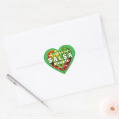 Hete pittige chilipepers hart Salsa picante Hart Sticker (Envelop)