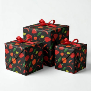 Hete & Pittige Chilipepers Inpakpapier