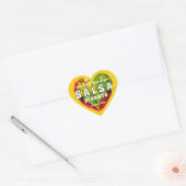 hete pittige Salsa chilipepers hart mosterd eten Sticker (Envelop)