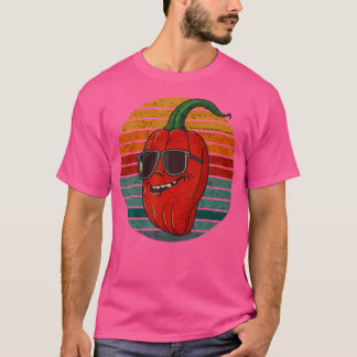 hete pittige voedselsaus chilipeper jalapeno liefh t-shirt