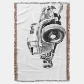 Hete Rod Gooi Deken (Voorkant Verticaal)