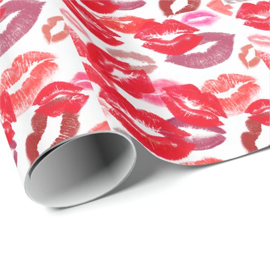 Hete rode kussen cadeaupapier (Rol Hoek)