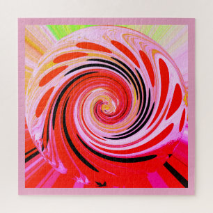 hete rode zomer mix kunst legpuzzel