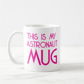 Hete Roze Astronaut mok (Links)