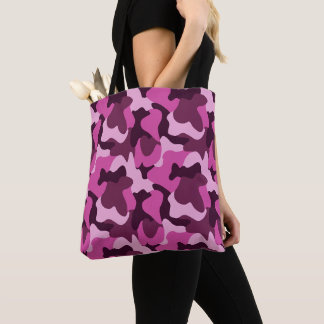 Hete Roze Camo Y2K Pinkcore Tote Bag