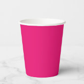 Hete Roze document koppen Papieren Bekers (Achterkant)
