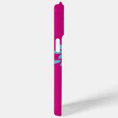 Hete roze en blauwe vogels Case-Mate iPhone case (Achterkant / Rechts)