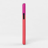 Hete roze en Oranje kleurenblokken Case-Mate iPhone Case (Achterkant/rechts)