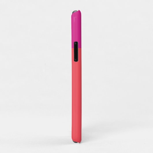 Hete roze en Oranje kleurenblokken Case-Mate iPhone Case (Achterkant/rechts)