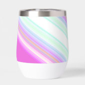 Hete roze en witte strips (Achterkant)