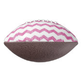 hete roze, faux glitter,girly,teen,chevron,zigzag, american football (Gedraaid 90)