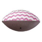 hete roze, faux glitter,girly,teen,chevron,zigzag, american football (Gedraaid 270)