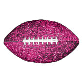 Hete roze faux glitter schittert bling american football (Voorkant)