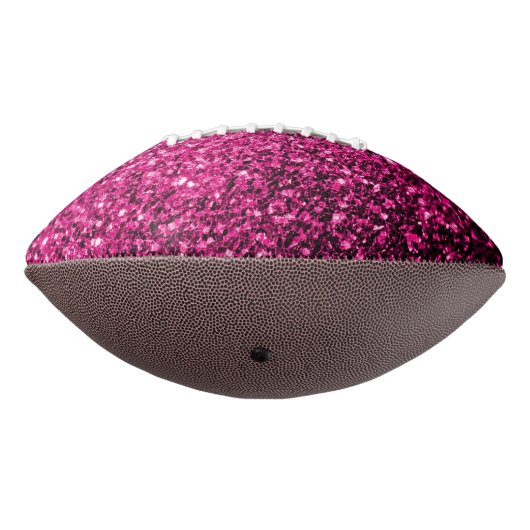 Hete roze faux glitter schittert bling american football (Gedraaid 270)