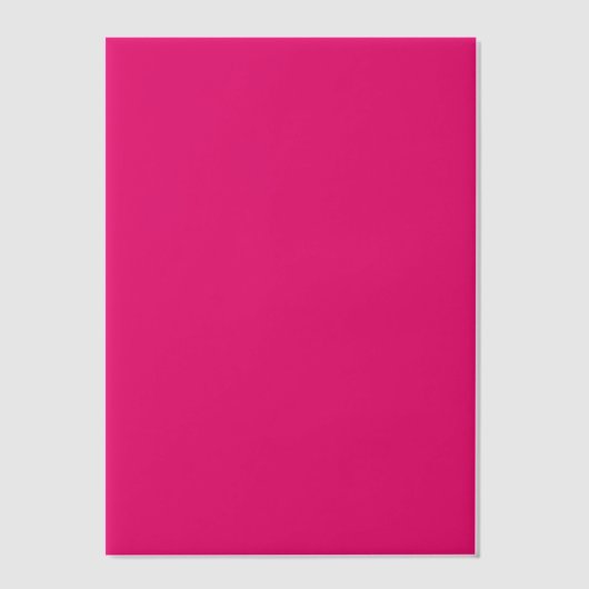Hete Roze fuchsia vellum papieren Uitnodigingen (Voorkant)