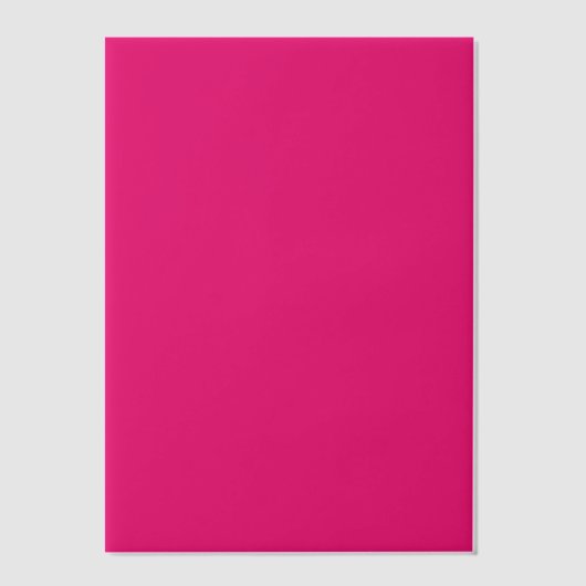 Hete Roze fuchsia vellum papieren Vellum Uitnodigingen (Voorkant)