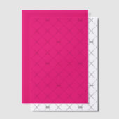 Hete Roze fuchsia vellum papieren Vellum Uitnodigingen (Offset (Uitnodiging))