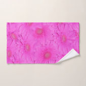 Hete Roze Gerbera Bloemen, Badhanddoekset, Bad Handdoek (Handdoek)