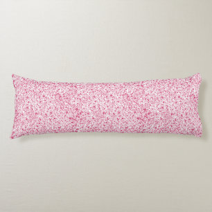 Hete Roze Harten Splatter Verf, Gespikkeld Lichaamskussen
