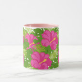 HETE ROZE HIBISCUS BLOEM MOK (Midden)