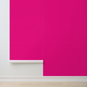 Hete roze kleur stevige achtergrond behang